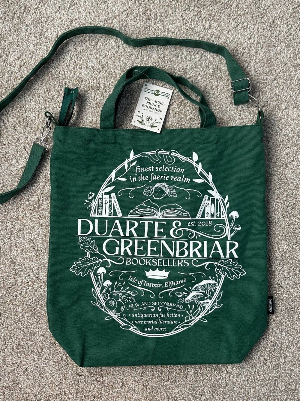 NEW owlcrate cruel prince tote bag ⚡️